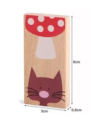 УЦЕНКА! Деревянное домино для детей 