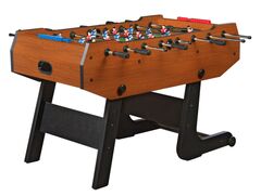 Игровой стол Weekend - футбол складной Maccabi (140x75x89, орех)