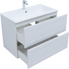 Aquanet 323185 Тумба с раковиной Терра 90 цв.белый матовый (323185)