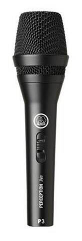 AKG P3S микрофон динамический кардиоидный вокальный/инструментальный 40-20000Гц с выкл