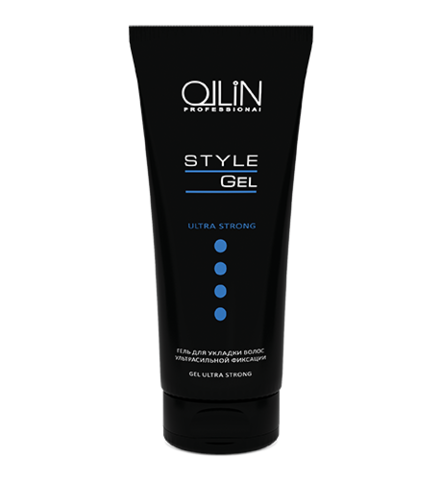 OLLIN style гель для укладки волос ультрасильной фиксации 200мл/ gel ultra strong