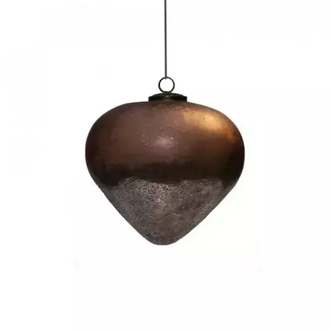 Новогодняя игрушка 20см Roomers Furniture бронзовая