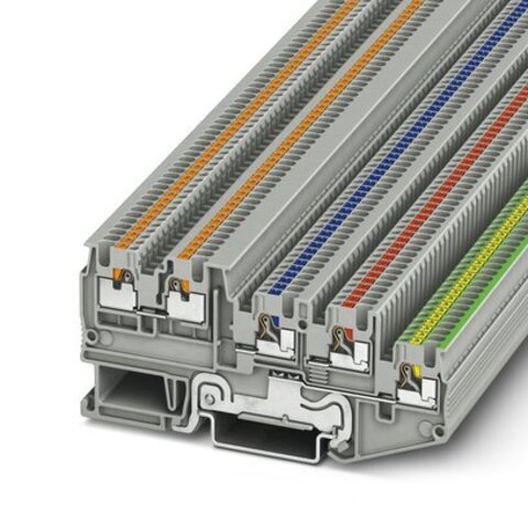 PTIO 1,5/S/4-PE-Клеммный модуль для подключения датчиков и исполнительных элементов