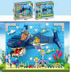 Конструктор Майнкрафт - Гигантская Акула, 396 дет.