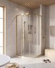 Cezares RELAX-304-R-2-90-C-BORO Душевой уголок, отделка Брашированное золото