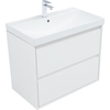 Aquanet 336369 Тумба Милан 80 цв. белый глянец (336369)