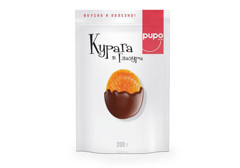 Конфеты PUPO "Курага в глазури", 200г