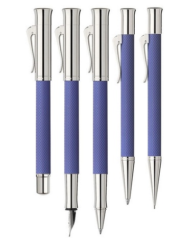 Ручка перьевая Graf von Faber-Castell Guilloche Ciselé Indigo, M (146550)
