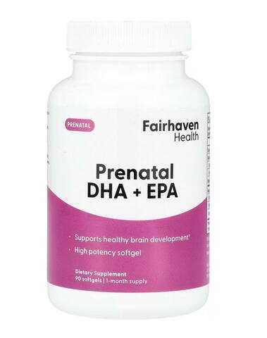 Fairhaven Health пренатальная ДГК и ЭПК, 90 капсул