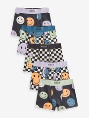 Трусы для мальчика Next E27-103, 5 шт., Темно-серый, Сиреневый