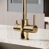 Sancos Vela SC4013ZG Смеситель для кухни с краном для фильтрованной воды, цвет: полированное золото