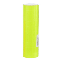 Ценник Basir клейкий, размер 21*12 мм, жёлтый, 1000 шт в рулоне