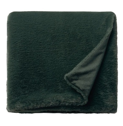 Плед SOLTULPAN, 130x170, темно-зеленый