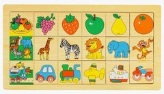 Рамка Вкладыш Подбери Картинку, микс. размер 30см*16см