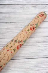 Упаковочная бумага крафт, НГ Принцесса для Щелкунчика, 80 г, 0,7*1 м, 5 листов