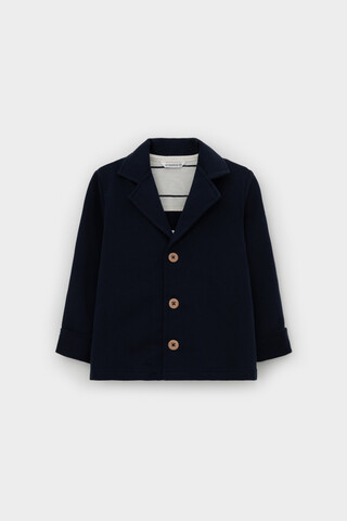 жакет  для мальчика  КР 302021/индиго к568