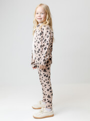 брюки  для девочки  КР 400867/бежевый 1305 Н085 к613