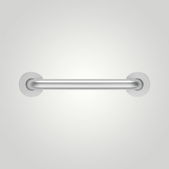 Поручень прямой 450 мм нерж. сталь NOFER 15054.45.S матовый