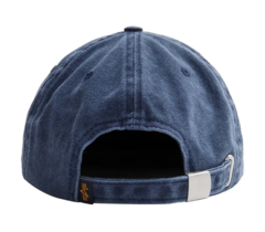 Бейсболка Alpha Industries Battlewash Cap Rep. Blue (Синяя)