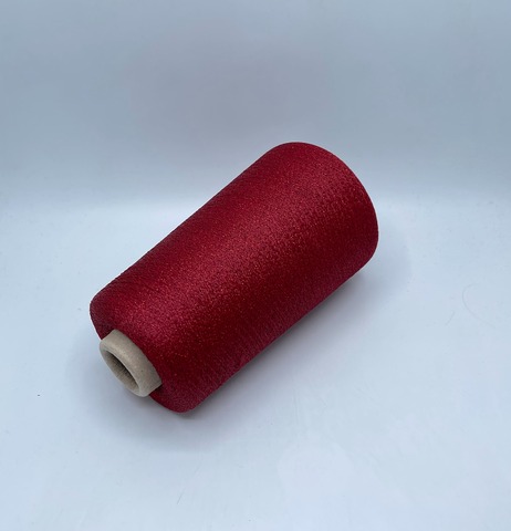 Torcitura di Domaso, Glamour, 2300м, 78%Вискоза, 22%Полиэстер(люрекс), Красный(5), арт-37359