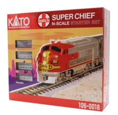 Стартовый набор Kato Santa Fe Super Chief «Пассажирский поезд»