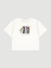 Футболка оверсайз с персонализацией Mjölk Ecru