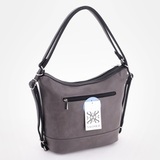 Рюкзак Саломея 1059 мульти итальянский серо-черный