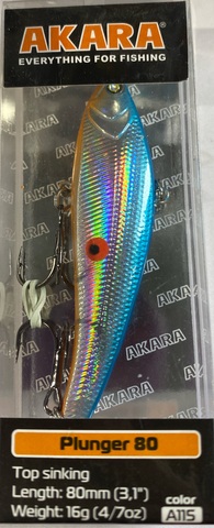 Воблер Akara раттлин Plunger 80 мм 16 гр. (4/7 oz 3,1 in) A115