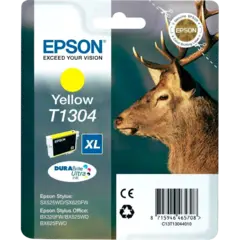 Картридж струйный Epson T1304 C13T13044012 желтый (10.1мл) для Epson B42WD