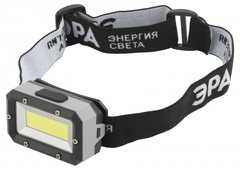 Фонарь налобный светодиодный ЭРА GB-708 Шторм, на батарейках, 3 режима, 5 Вт , COB, 3хААА