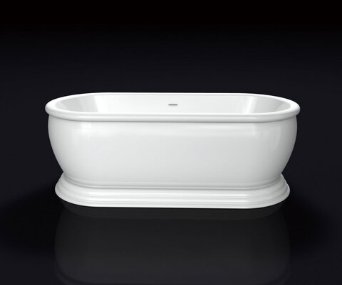BelBagno BB03 Отдельностоящая, овальная акриловая ванна 1735x790x590