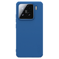 Усиленный чехол синего цвета от Nillkin для смартфона Xiaomi 15, серия Super Frosted Shield Pro