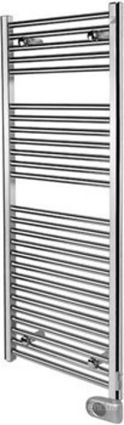 Электрический полотенцедержатель Zehnder Aura PBECZ-080-040/MQ chrome/musa chrome