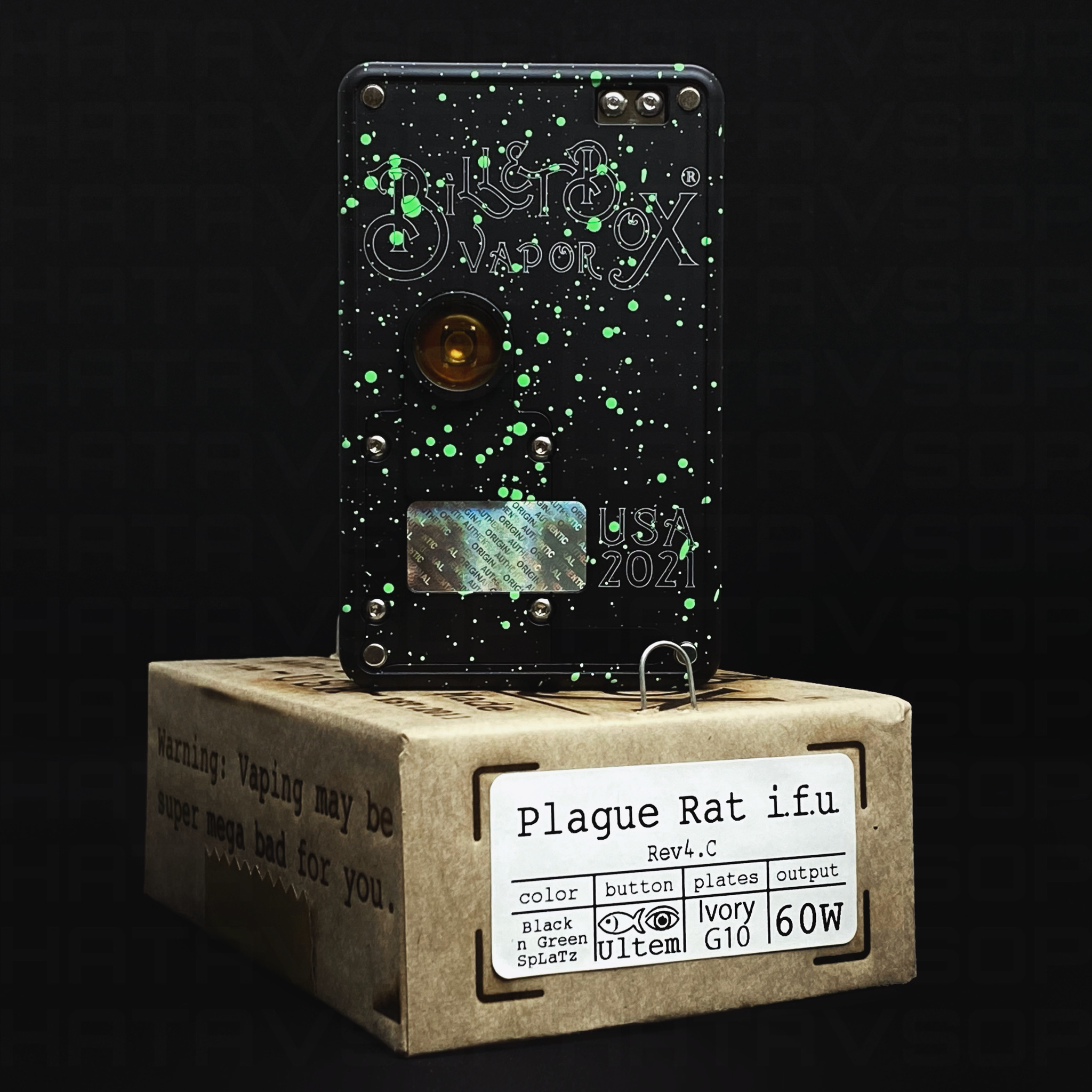 Billet Box Plague Rat i.f.u. by Billet Box Vapor | HATA V.S.O.P.