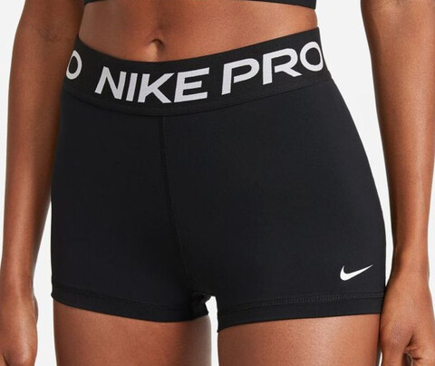Женские теннисные шорты Nike Pro 365 Short 3in - black/white