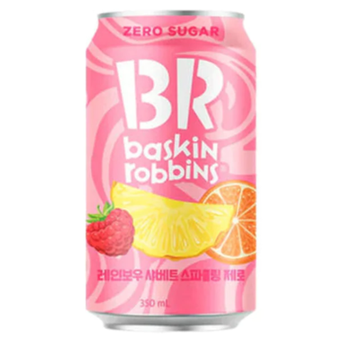 Напиток газированный со вкусом микс фруктов без сахара Baskin Robbins, 350 мл