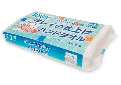 Бумажные полотенца Crecia "Scottie", 100шт