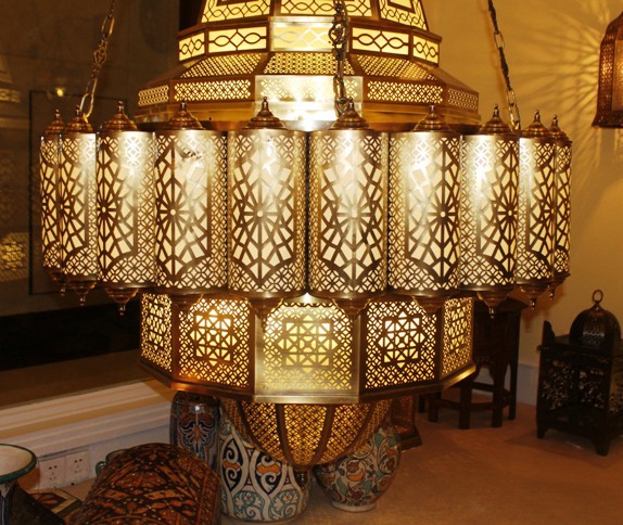 Колорит в освещении: светильники в восточном стиле с фото