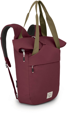 Картинка рюкзак городской Osprey Arcane Tote Mud Red - 1