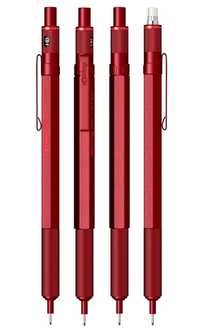 Карандаш механический Rotring 600 Metal Red, 0,7 mm (2114265)