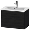 Duravit D-Neo Тумбочка подвесная, Compact 440x610x372, 1 ящик, цвет: Black Oak DE426801616