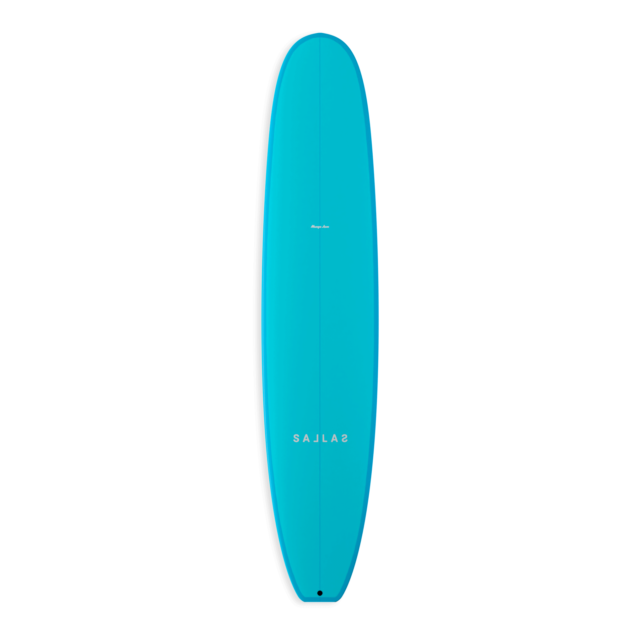 Сёрфборд KAI SALLAS LONGBOARDS THUNDERBOLT SILVER MANGO JAM BLUE 9'0