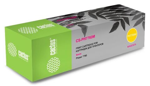 Лазерный картридж Cactus CS-PH7760Y (106R01162) желтый барабан в комплекте для Xerox Phaser 7760, 7760dn, 7760dx, 7760dxf (25'000 стр.)
