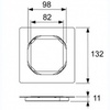 Накладная панель для трапа 10 TECE TECEdrainpointS 3660016