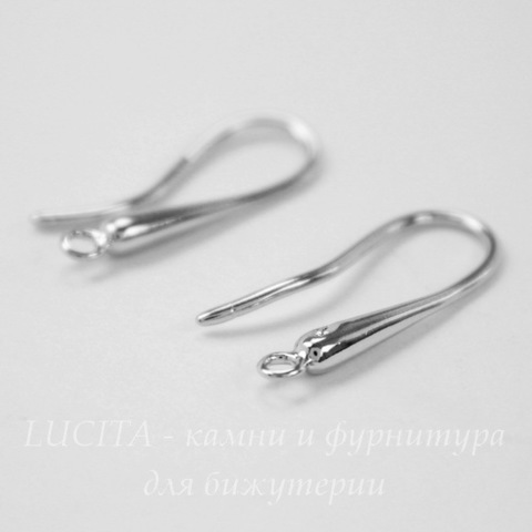 Швензы - крючки, 24 мм (цвет -  платина), пара