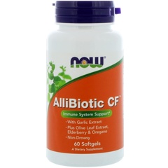 Now Foods, Аллибиотик CF, 60 мягких капсул