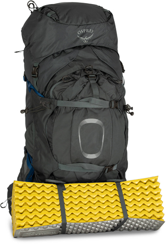 Картинка рюкзак туристический Osprey Aether Plus 60 Black - 18