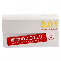 Презервативы полиуретановые Sagami Original 0.01, 5 шт.