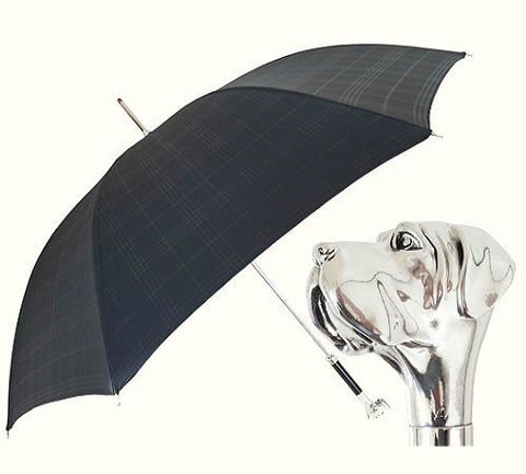 Зонт-трость Pasotti 6434-19-27 Silver Labrador