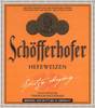 пиво Schofferhofer Hefeweizen этикетка пиво Schofferhofer Hefeweizen этикетка